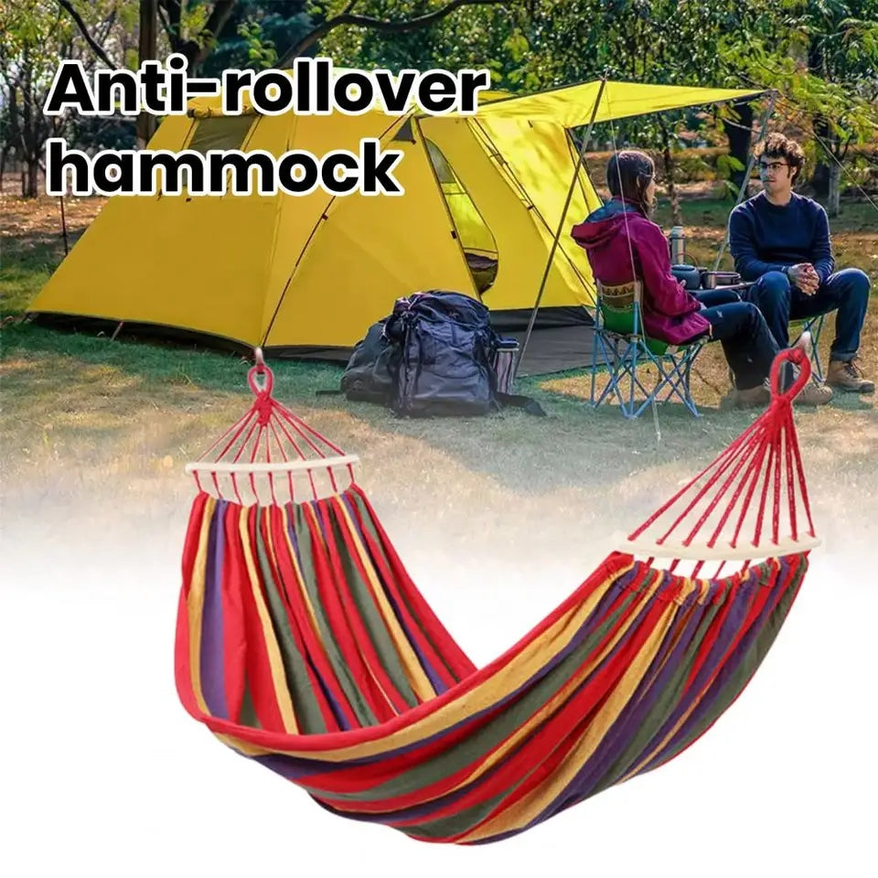 Imported Wooden Hanging Camping Portable Hammock