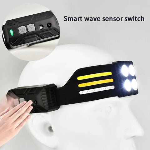 Japani Head Flash light  USB Rechargeable LED Sensor Lamp