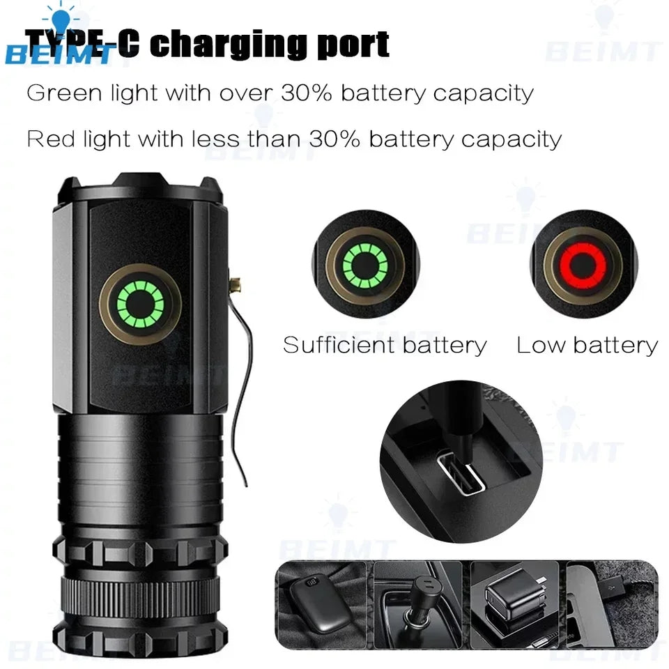 Usa Lot Import 10000LM Powerful LED Flashlight Super Bright