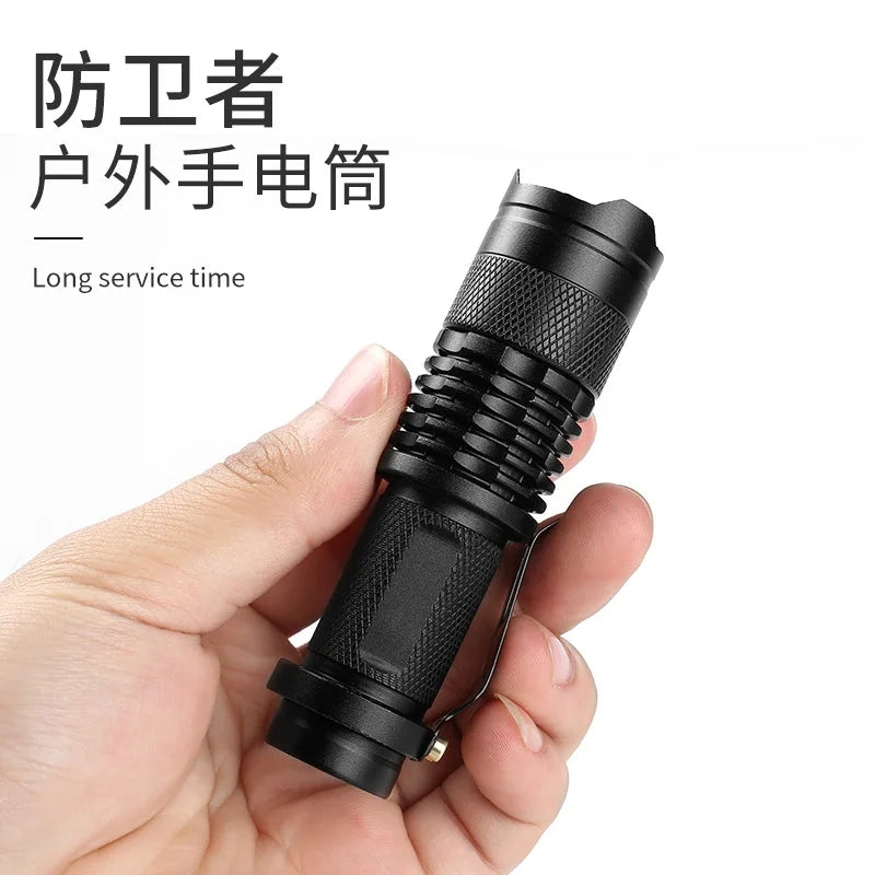 3 Mode Rechargeable Torch Light XPE+COB Dual Lights 1000LM Zoomable USB Flashlight