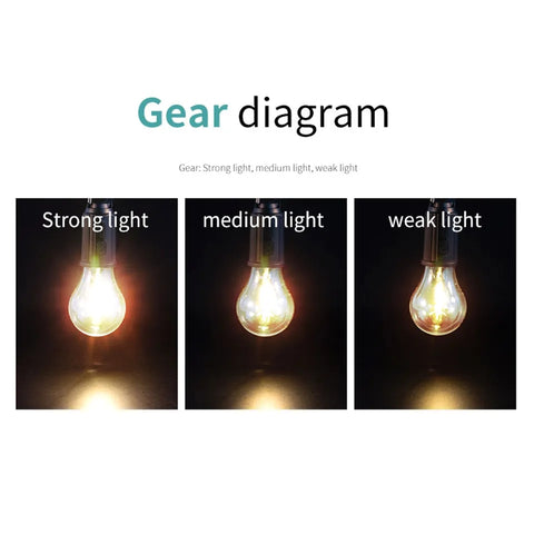 High Capicity Camping Lantern USB Rechargeable bulb light