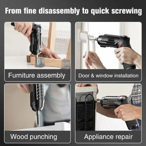 Electric Screwdriver Battery Rechargeable Cordless