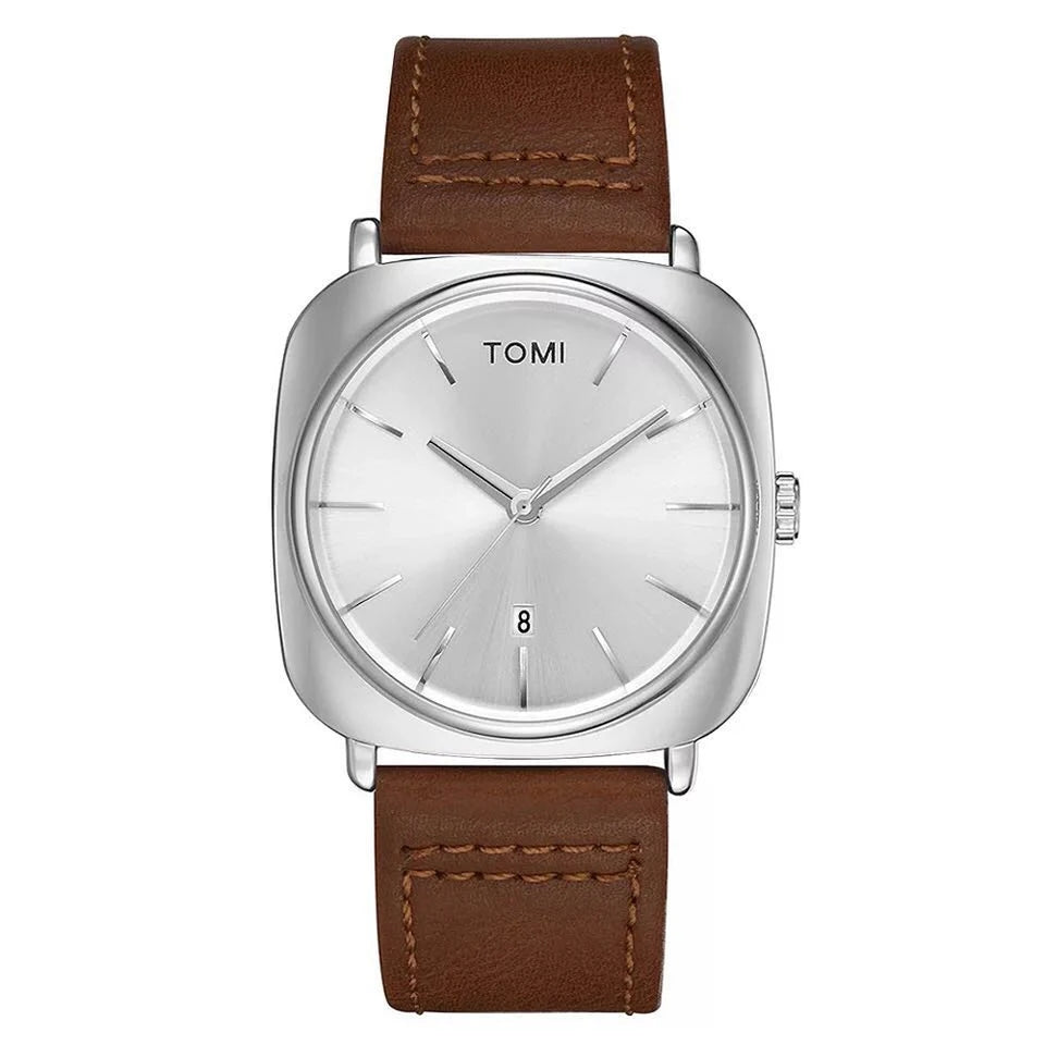 Tomi Stylish business Leather Strap Watch