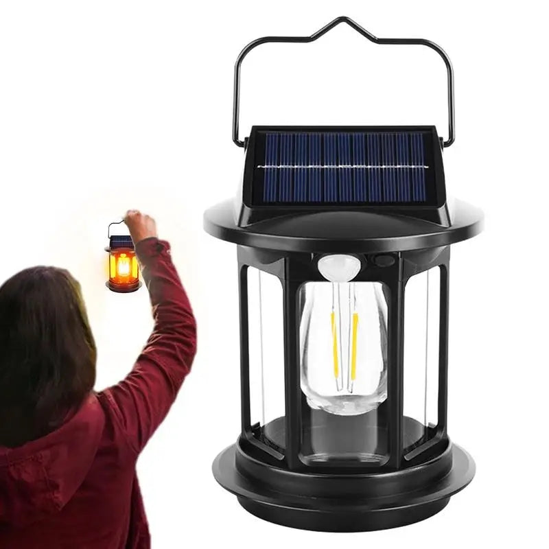 Portable Lantern Solar Light + USB Rechargeable