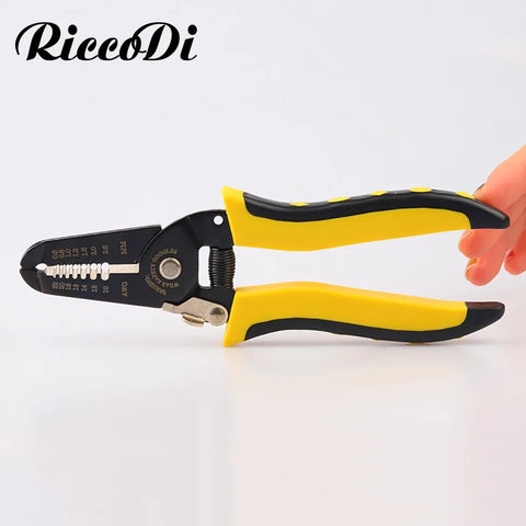 Portable Cable Wire Stripper Pliers Crimper Cutter Tool