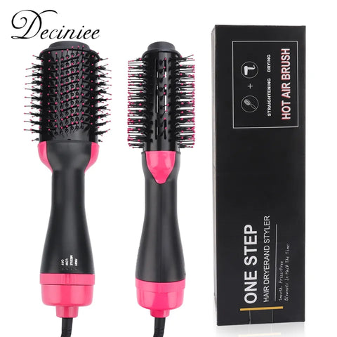 One step Hair Dryer Brush 3 in 1 Negative One Step Hair Dryer & Volumizer Blower Anti-Static Hair Styler Curler Hair Straightener Brush
