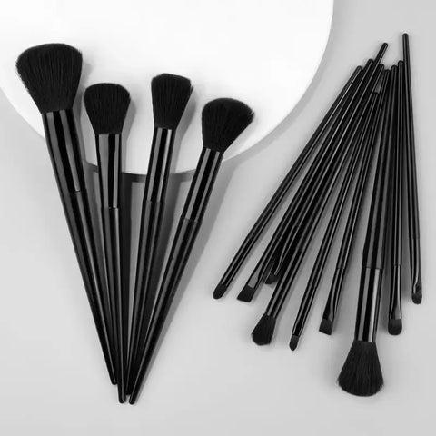 Makeup 11 Pcs Tv Parlor Black Makeup Brush Set