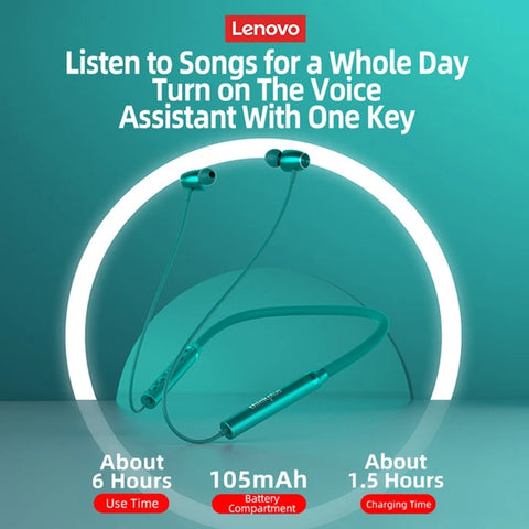 Origial Lenovo HE05X Bluetooth Earphones Earphone Waterproof Earplugs HIFI Sound