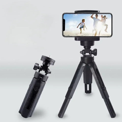 Portable Desktop Tripod for Mobile Phone Holder Live Streaming Outdoor Mini Multi-functional Adjustable Stand Monopod