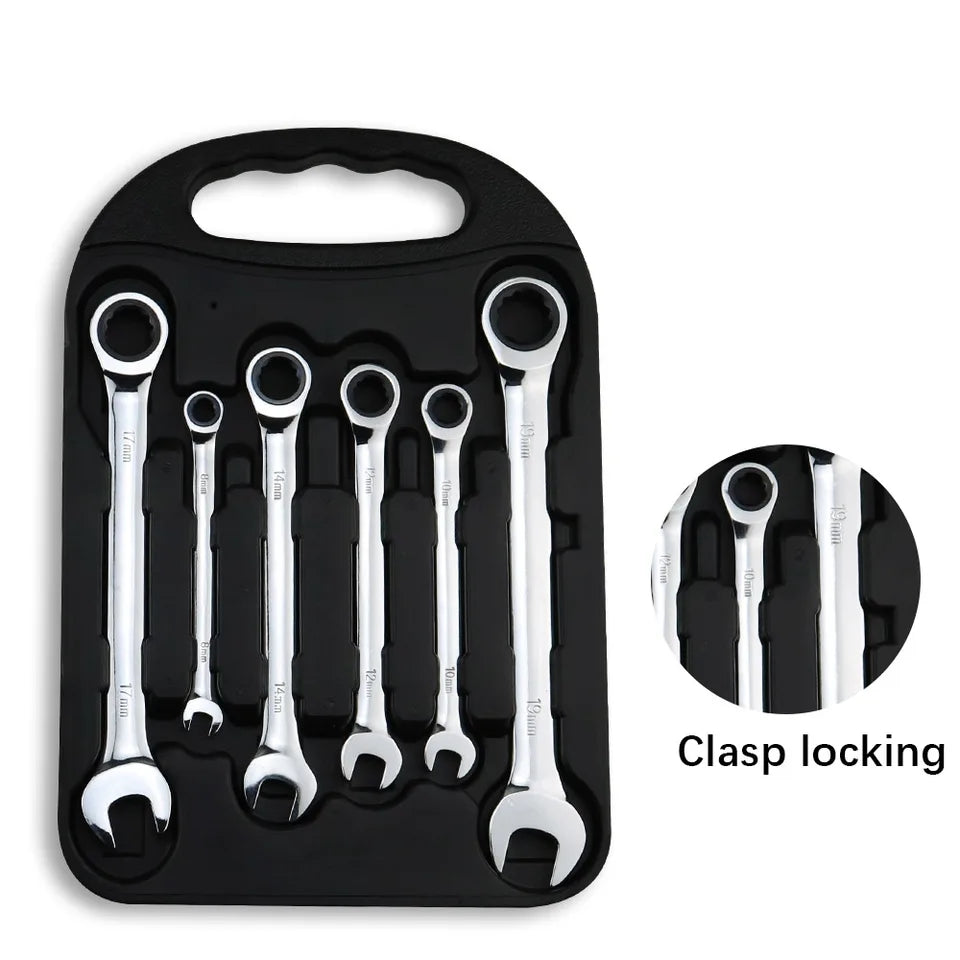 IMPORTED 6pcs Ratchet Wrench Set