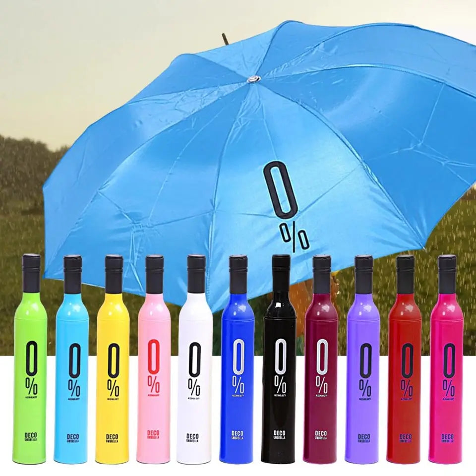 Mini Ultra Light Umbrella Double Stitching Folding Umbrella Wind proof Waterproof