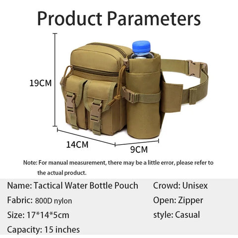 Tactical Waist Bag | Water Bottle holder Backpack Price in Pakistan