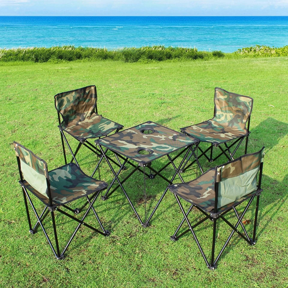 Tactical Lot Import Portable Folding Camping Chair Sets