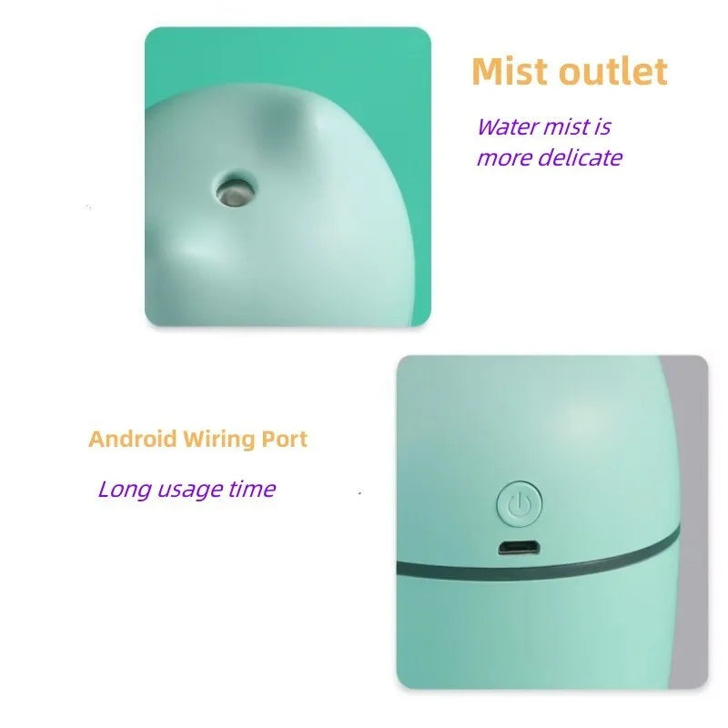 Cute Air Humidifier 260ml Essential Oil Spray Aroma Diffuser Mist Maker