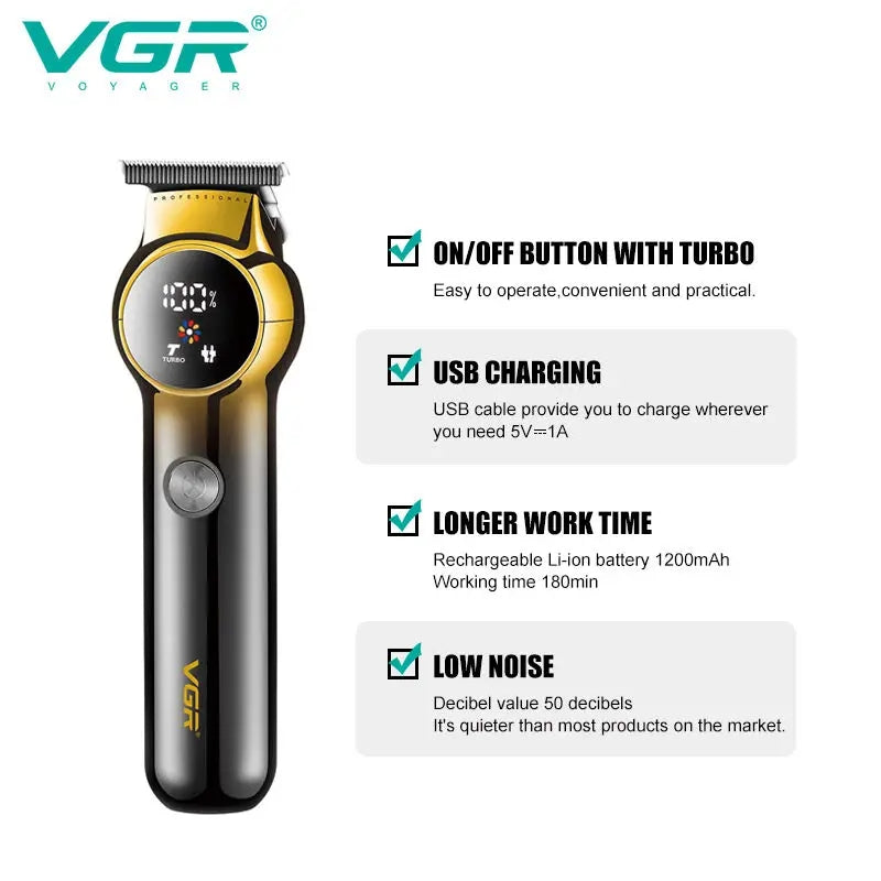 VGR V-989 Professional Hair Trimmer Body Beard Hair