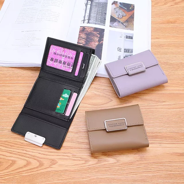 Forever Young Ladies Hot selling Short Pu leather wallet