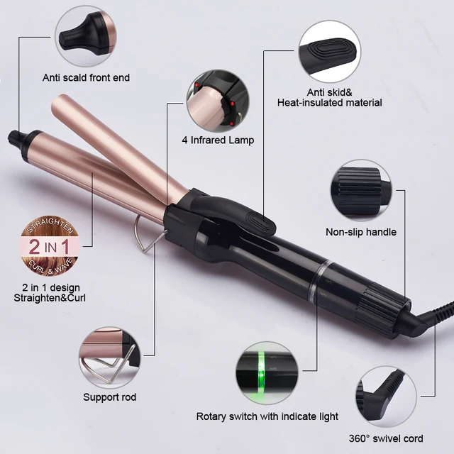 2 in 1 Hair curler & straightener botti electric, Straightener Price in Pakistan