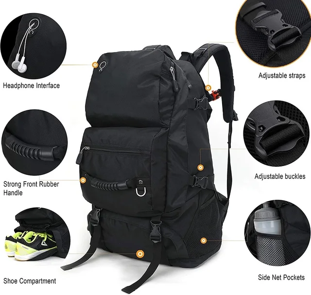 Multifunctional Backpack Waterproof Bags 50L Hiking waterproof mountain Backpack