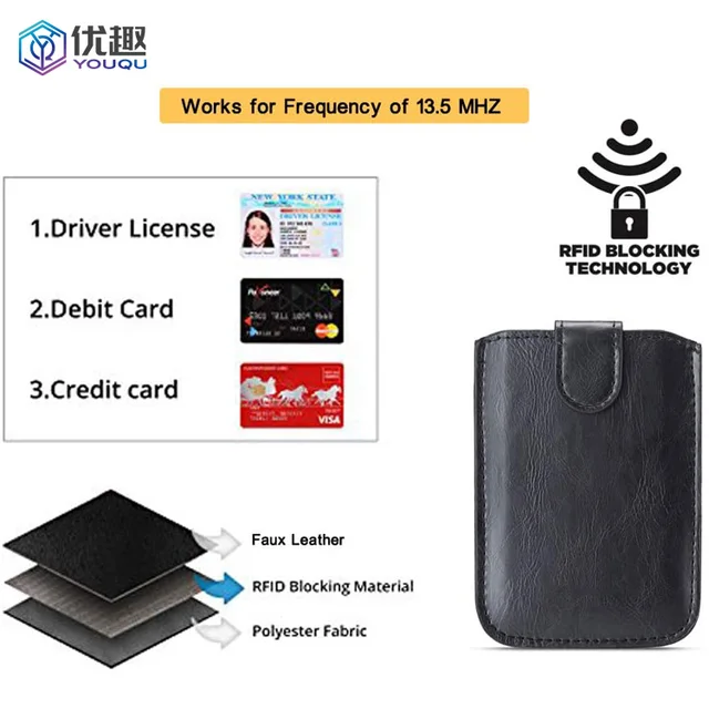 Business RFID Card Holder for ID And Business cards