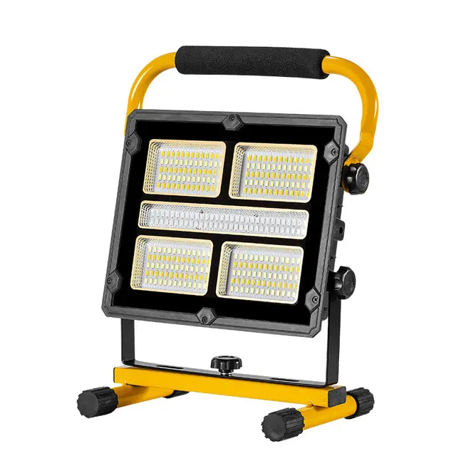 2000 watt LED Portable Rechargeable Solar Floodlight Waterproof Spotlight