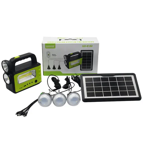 Multi Function Solar Portable Lighting System
4500mAh Off-Grid Solar System Kits for Camping