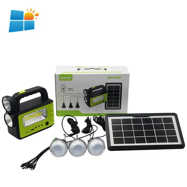 Multi Function Solar Portable Lighting System
4500mAh Off-Grid Solar System Kits for Camping