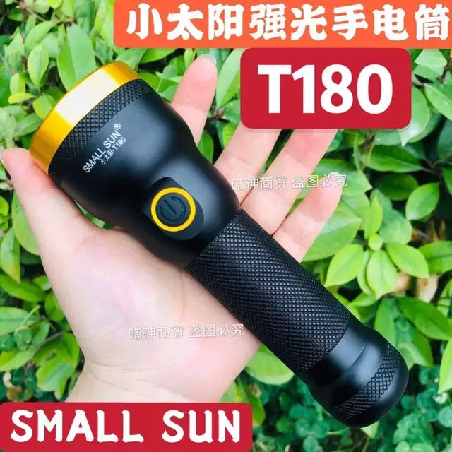 LED HEL-T93 Small Sun Zyt -180 Rechargeable Spotlight and Torch