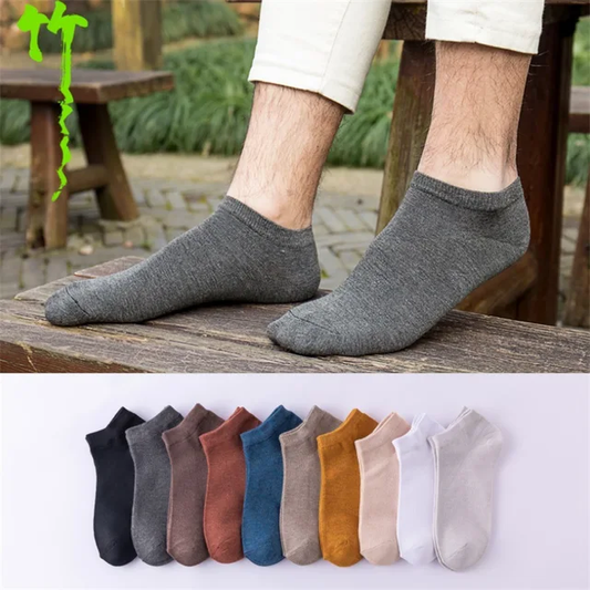 5 Pairs High Quality Breathable Socks - 5 Pairs High Quality Man Ankle Breathable Socks