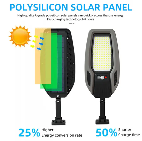 Solar Street Light Ip65 Waterproof Smart Motion Sensor garden light