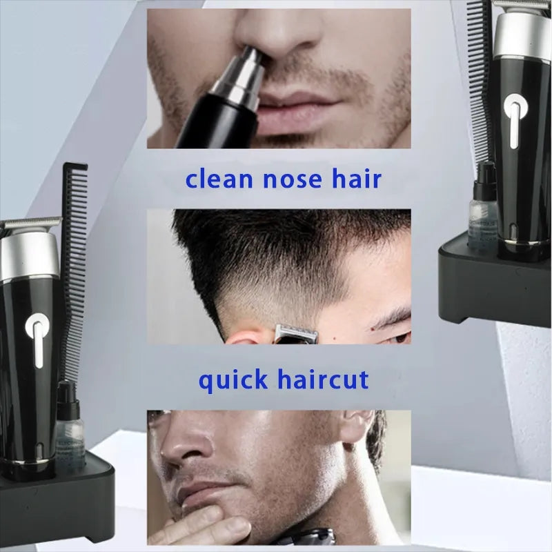 KEMEI 10 In 1 Rechargeable Trimmer For Hair comb nose trimmer also use for shaving