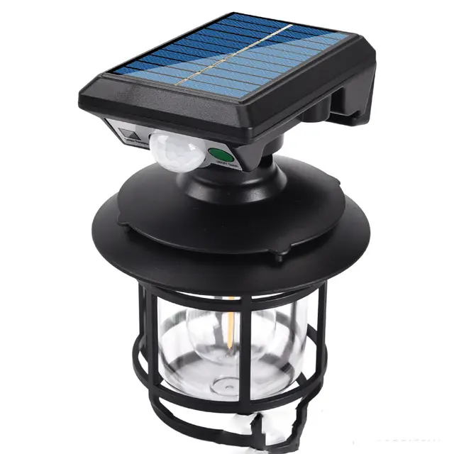 50w Outdoor Led Solar Light Wall Lamp With Remote Control Motion Sensor For Yard Patio Garden