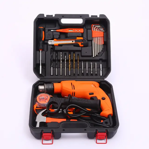 Heavy Duty Drill Machine With 31 Pcs Tool Set
