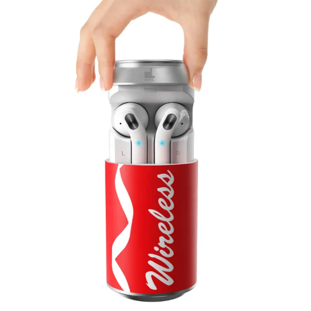 TWS Earbuds, Creative cola Cans Shaped Stereo SmaartTouch Control Wireless earphone