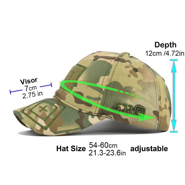 5.11 Green Cap - Camouflage 5.11 Cap