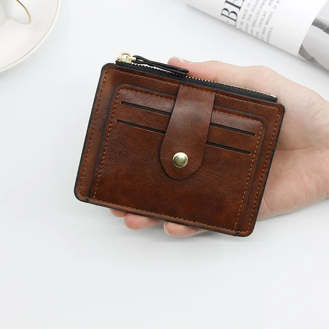 Business Slim Card Holder For Cards Coins And Cash