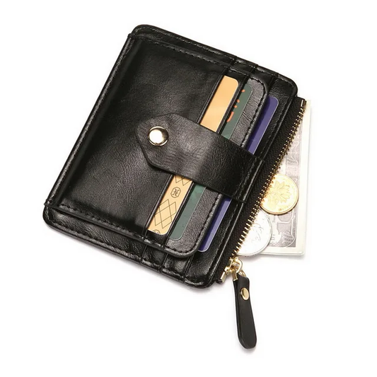 Mini Slim Card Holder For Cards Coins And Cash