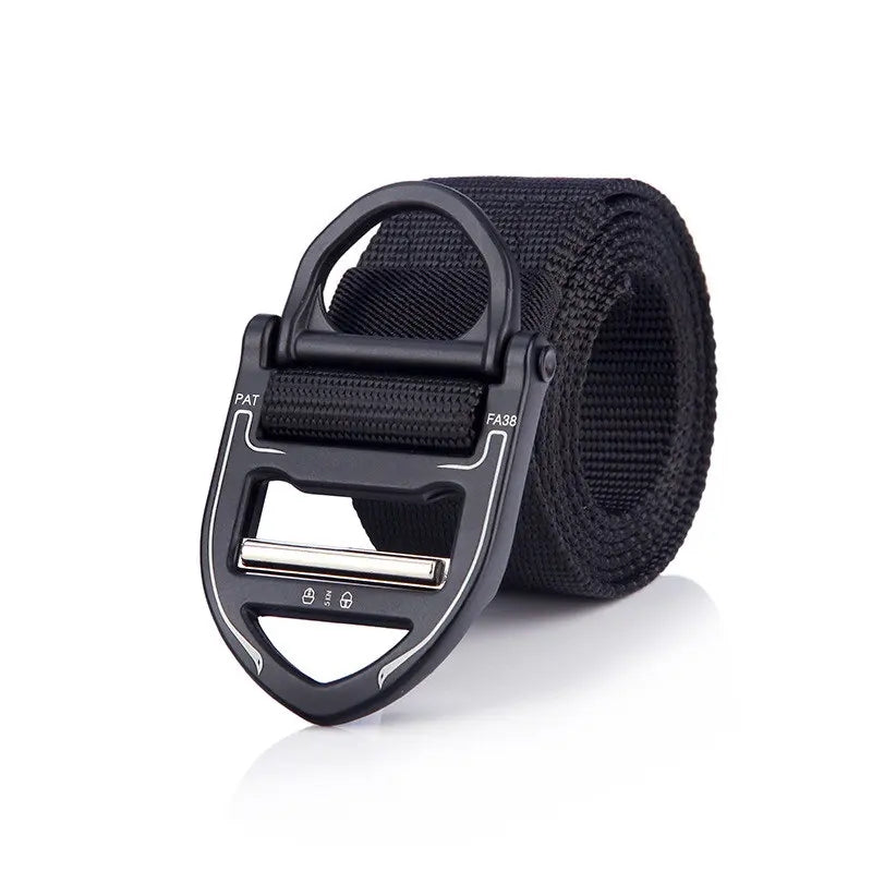 Heavy Duty Tactical Men's Alloy Buckle Nylon Adjustable Belt