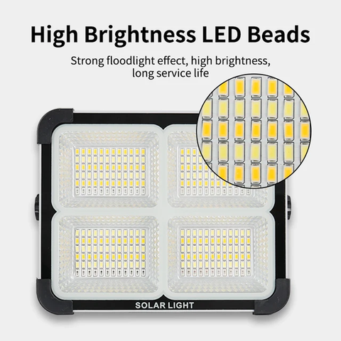 Camping Emergency  300Led Ip65 Waterproof Flood Light Rechargeable