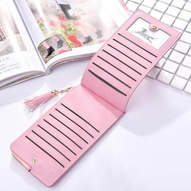 Women New Fashion Multi Cards Organizer bifold wallet