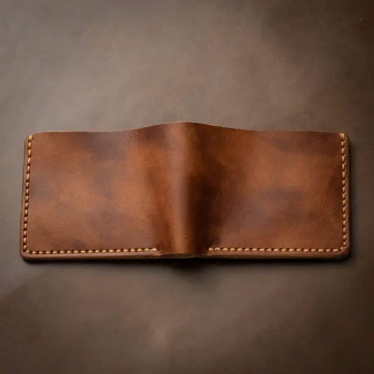 Genuine Leather Slim Card holder wallet | Crazy Horse