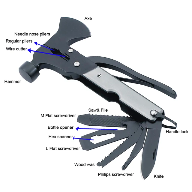 Imported Multi-Tool Axe | Emergency Tools