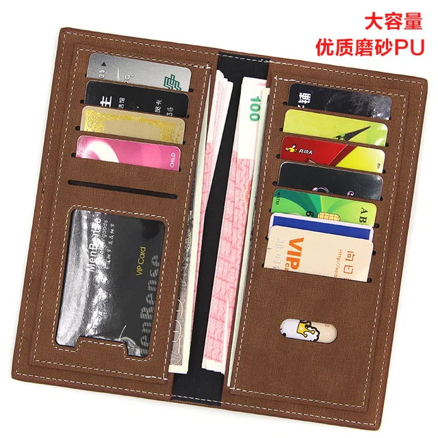 Long fashion Wallet for Men women