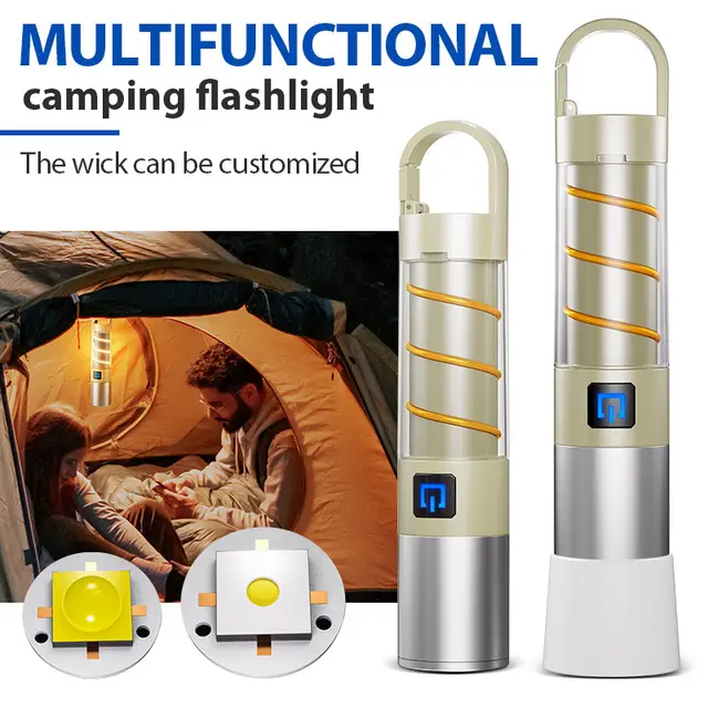 IPX6 Flash light - P60 Strong Light Telescopic Flashlight