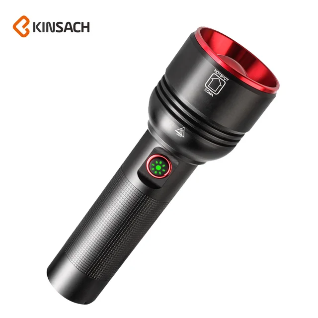 High Power USB Rechargeable LED Torch Flashlights