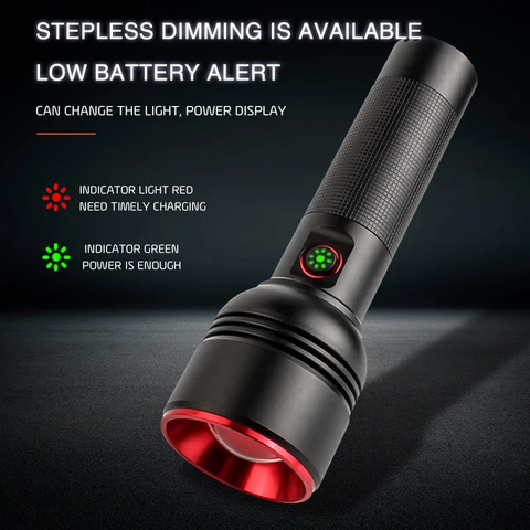 Coba High Power 1000M USB Rechargeable LED Torch Flashlights CB 2208