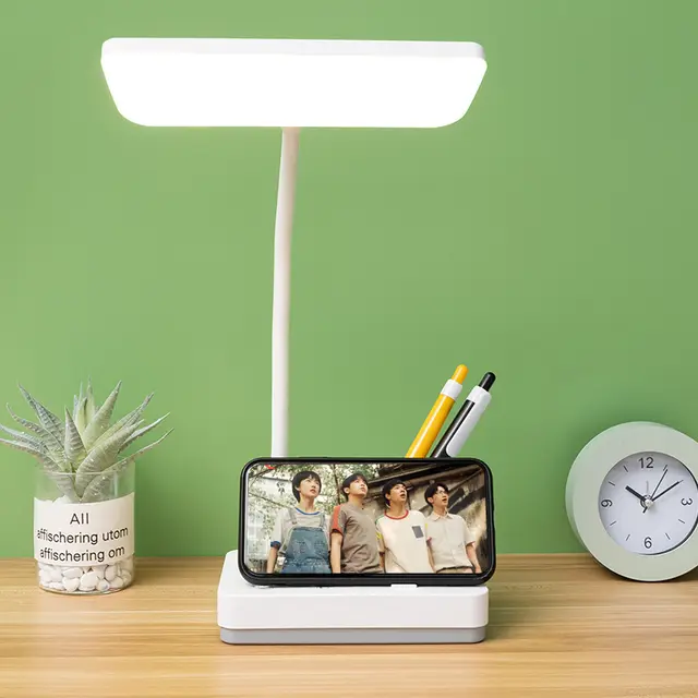 LED Table Lamp Eye Protection Touch Dimmable USB Charging Desk lamp