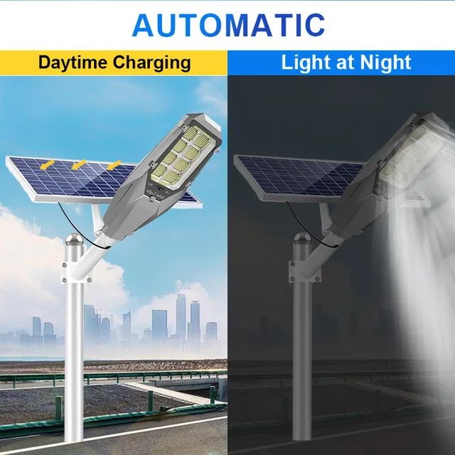 Imported Solar Street High Quality lights Ip65 Waterproof Aluminium body