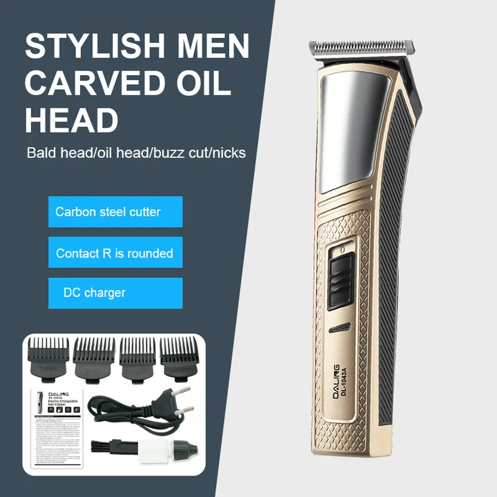 DL-1043 Cordless Electric Shaver Digital Rechargeable Clipper