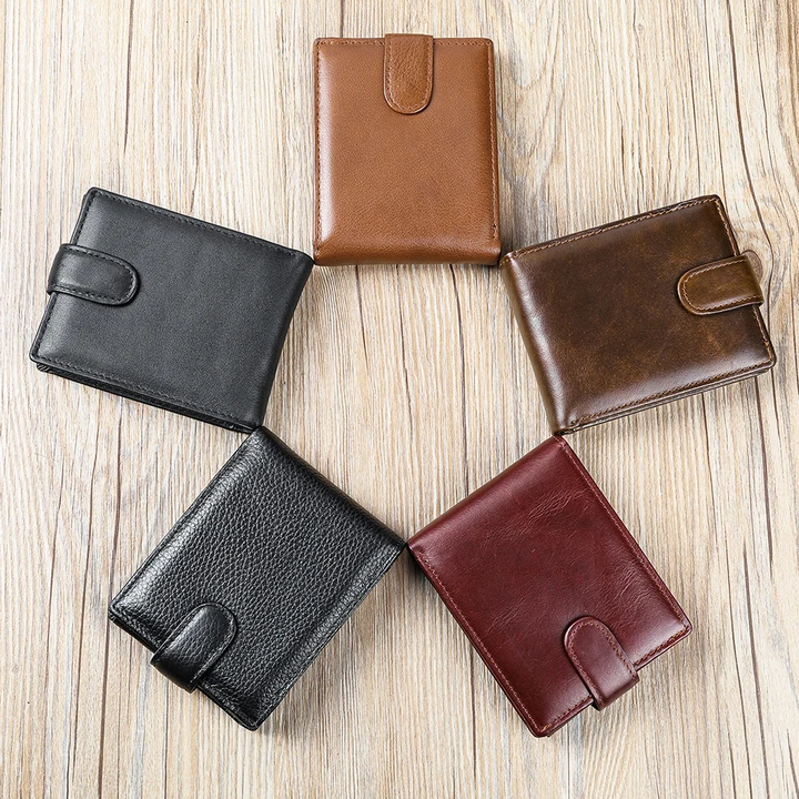 Cow Genuine Leather RFID Wallet