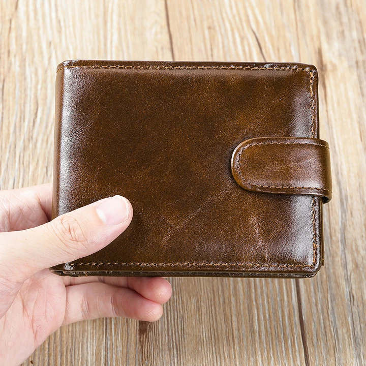 Cow Genuine Leather RFID Wallet